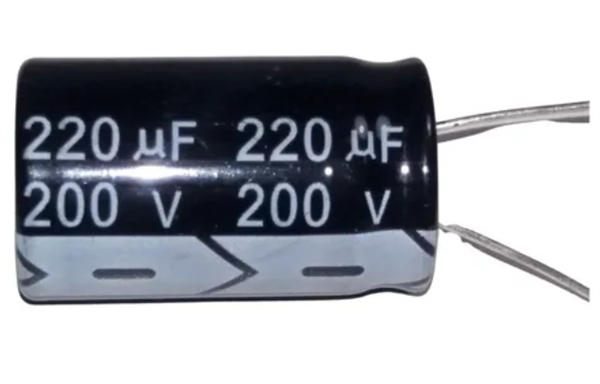 CAP. ELET. 220uf x 200V 04.00.00175 220uf x 200V