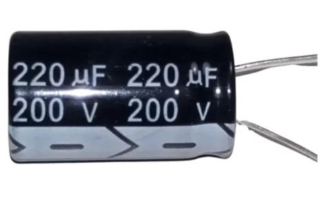 CAP. ELET. 220uf x 200V 04.00.00175 220uf x 200V 