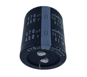 CAP. ELET. 470uf x 450V 04.03.0066  470uf x 450V  