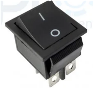 CHAVE KCD4 PRETA QUADRADA GRANDE 2 POS 05.00.0068  KCD4   