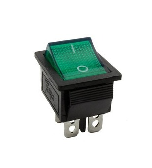 CHAVE KCD4 VERDE QUADRADA GRANDE C/ILUM 05.00.0074 KCD4 