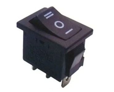 CHAVE KCD3 PRETA 3 POSICOES RETANGULAR 05.00.0080 KCD3 