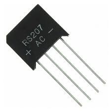 DIODO PONTE RS207 2A/1000V 09.01.0108 DIODO PONTE RS207 2A/1000V