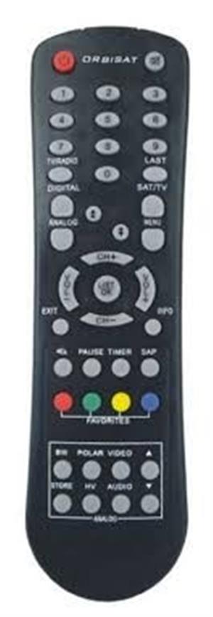 CONTROLE REMOTO ORBISAT. 10.00.0345 CONTROLE REMOTO ORBISAT 026-92 
