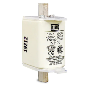 FUSIVEL 125NHG00B NH00 125A RETARDADO 13.01.0146 FUSIVEL 125NHG00B NH00 125A RE 