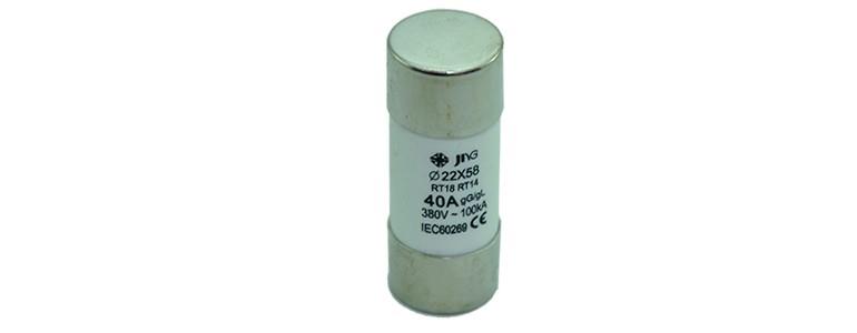 Fusível cartucho 22X58MM 40A 13.69.0006 FUSIVEL CARTUCHO 22X58MM 40A