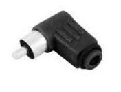 Plug RCA macho 90° 19.00.0063 PLUG RCA MACHO 90°  