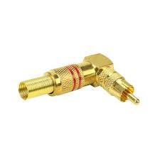 Plug RCA macho 90° 19.00.0063 PLUG RCA MACHO 90°