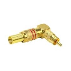 Plug RCA macho 90° 19.00.0063 PLUG RCA MACHO 90° 