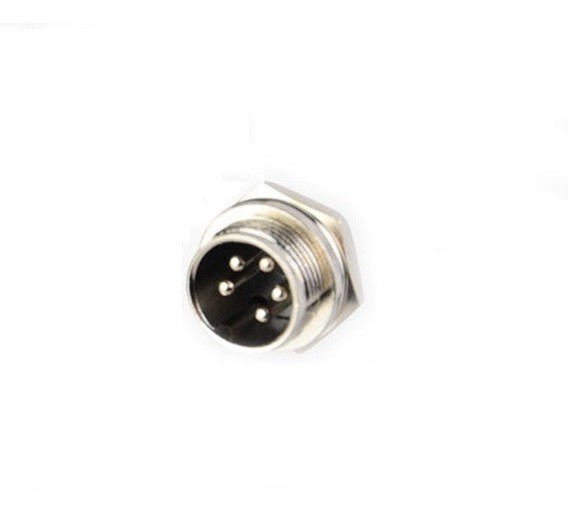 Conector Circular Macho 5 Vias 19.00.0217 Macho 5 vias