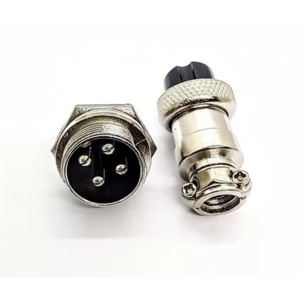 CONECTOR CIRCULAR 4  VIAS M X F 19.00.0228  4 VIAS M X F