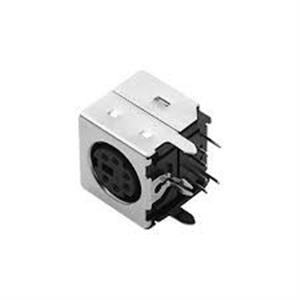 Conector Mini Din 8 pinos para placa fêmea 19.00.0236 CONECTOR MINI DIN 8 PINOS P/PL 