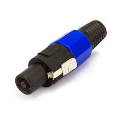 Plug canon macho spkon 4v com trava 19.00.0248 PLUG CANON MACHO SPKON 4V C/ T