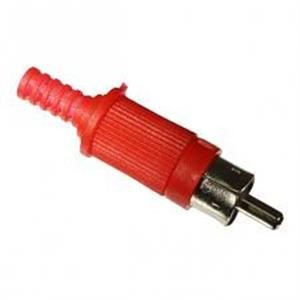 Plug P 2 ST com rabicho vermelho 19.00.0259 PLUG P - 2 ST C/ RABICHO VERME 