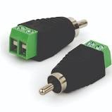 Plug RCA borne KRE 19.00.0406 PLUG RCA+BORNE KRE