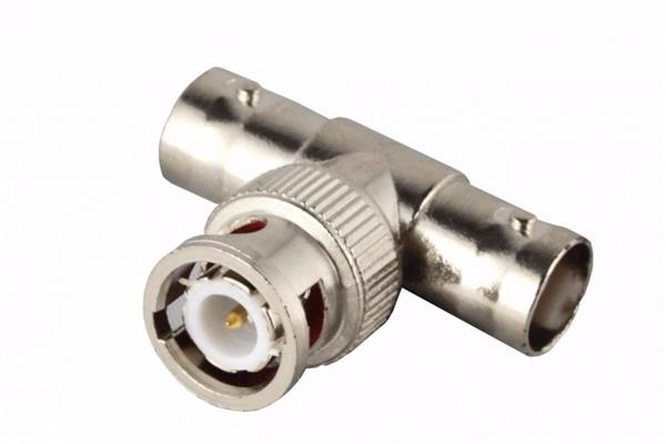Adaptador BNC 1 Macho e 2 Fêmeas 21.00.0121 Adap. BNC