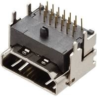 Conector HDMI fêmea para placa com parafuso 21.00.0130 CONECTOR HDMI FEMEA P/PLACA C/ 