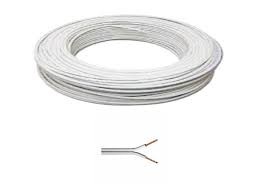 Fio paralelo 2X1,0MM branco 27.00.0215 FIO PARALELO 2X1,0MM BRANCO