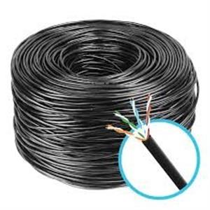 Cabo de rede 4 pares CAT5 E AZ / PT speedlan 27.00.0402 CABO DE REDE 4 PARES CAT5 E AZ 