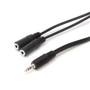 Cabo P2 Stereo x 2 JACK J2 Stereo - 3 Metros 30.00.0176 CABO Y P-2ST X 2 JACK J2-ST 3M 