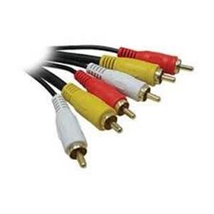 Cabo 3RCA - 10 Metros 30.00.0215 CABO 3 RCA + 3 RCA 