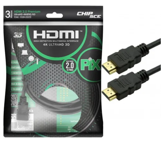 CABO HDMI 3M 2.0 4K ULTRAHD 018-2223 30.00.0394 3M 2.0 4K ULTRAHD 018-2223