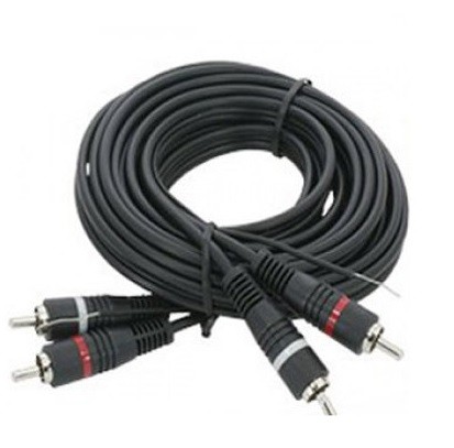 Cabo 2RCA + Fio Terra - 5 Metros 30.00.0402 018-1080