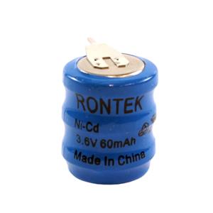 Bateria 3,6V 60mAh Recarregável 2 Pinos 31.00.0002 BATERIA RECARREGAVEL 3,6V 60MA 