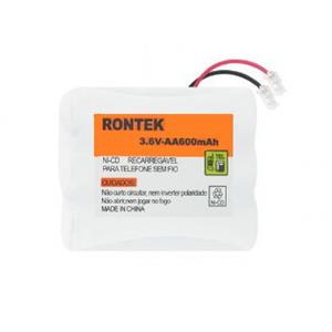 Bateria 3,6V 600mAh AA Recarregável 31.00.0024 BATERIA RECARREGAVEL 3,6V 600M 