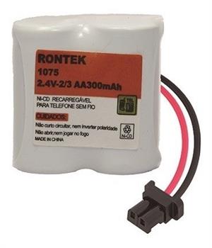 Bateria 2,4V 300mAh 2/3AA Recarregável 31.00.0025 BATERIA RECAR. 2,4V 300MHA 2/3 