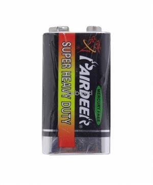 Bateria 9v 6F22 Pairdeer 31.00.0345 PILHA 9V COMUM  