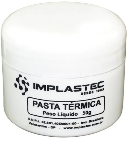 PASTA TERMICA 50G IMPLASTEC 35.00.0063 50G IMPLASTEC