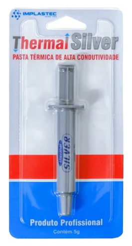 PASTA TERMICA PRATA SERINGA 5G IMPLASTEC 35.00.0142 SERINGA 5G
