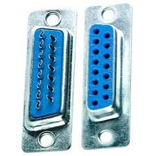 Conector DB-15 fêmea 2 fileiras 41.00.0098 CONECTOR DB-15 FEMEA 2 FILEIRA