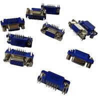 Conector DB-15 fêmea 90 gr. 41.00.0732 CONECTOR DB-15 FEMEA 90 GR.  