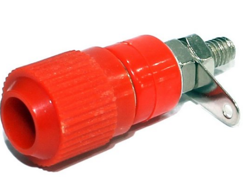 BORNE BANANA VERMELHO 11mm X 33mm 41.00.2111 11mm X 33mm