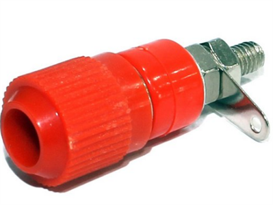 BORNE BANANA VERMELHO 11mm X 33mm 41.00.2111 11mm X 33mm 