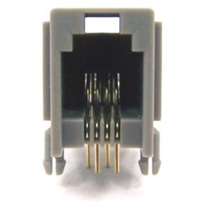 Jack para Placa Cinza 4x4 RJ11 42.00.0047 4 X 4 - RJ11 