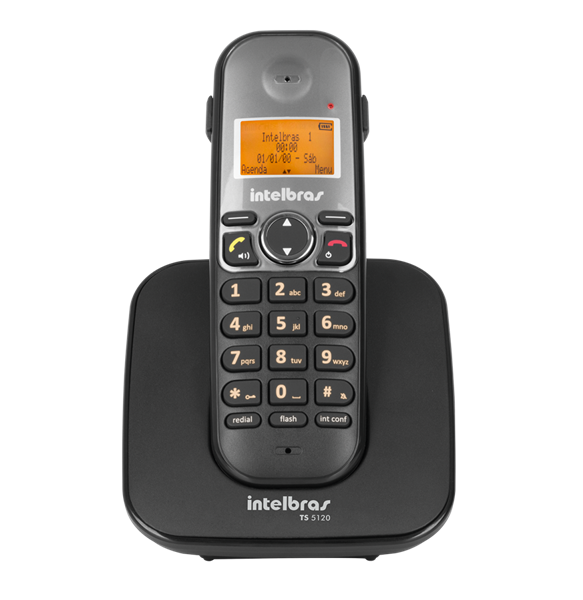 TELEFONE S/FIO TS 5120 INTELBRAS 42.00.0256 TELEFONE S/FIO TS 5120 INTELBR