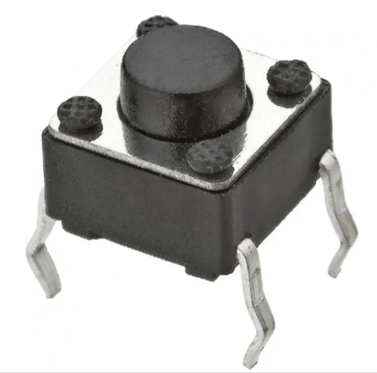 CHAVE TACT 6X6X5,0 MM 4 TERMINAIS 43.00.0015 6X6X5,0 MM 4