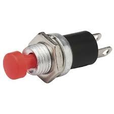 Chave push botton sem retenção vermelho NF 43.00.0289 CHAVE PUSH BOTTON S/RETENCAO