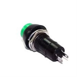 Chave push button RD sem retenção verde 43.00.0303 CHAVE PUSH BUTTON RD S/RETENCA 