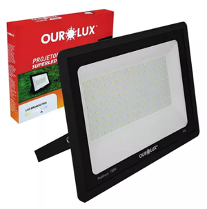 PROJETOR LED SLIM 150W BIV. PT 6500K 44.00.0501 PROJETOR LED SLIM 150W BIV. PT 