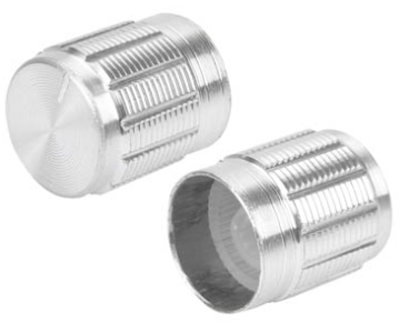 KNOB METALICO PRATA 6MM 46.00.0165 6MM