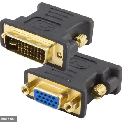 Adaptador DVI Macho x VGA Fêmea 52.00.0124 ADAP. DVI MACHO/VGA F