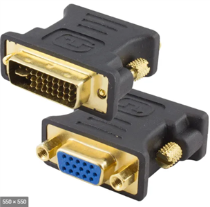Adaptador DVI Macho x VGA Fêmea 52.00.0124 ADAP. DVI MACHO/VGA F 