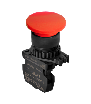 Botão Tipo Cogumelo S2BR-P1RA 55.00.0459 S2BR-P1RA 