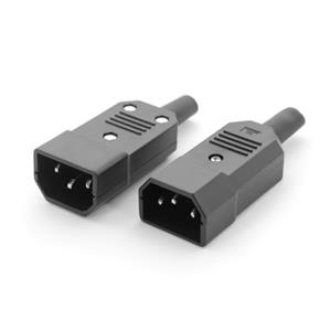 Plugue Tripolar Macho para Cabo 65.00.0018 TOMADA TRIPOLAR MACHO P/ CABO 