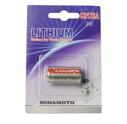 Bateria Lithium Cr123a 3V Minamoto 67.00.0013 CR123A