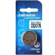 Bateria 3V Lithium CR2477N Renata 67.00.0049 BATERIA 3V LITHIUM CR2477N REN 